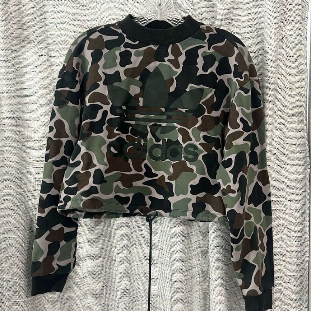 Adidas cropped sweatshirt